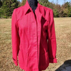 JACLYN SMITH Women's Red Coat Size Small  (NWT)